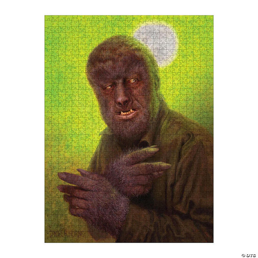 Universal Monsters Wolfman 1000 Piece Jigsaw Puzzle | USA Decoration®