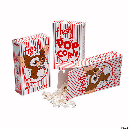 5" x 8" Gremlins™ Gizmo Red White Fresh Popcorn Boxes - 12 Pc. | USA Decoration®