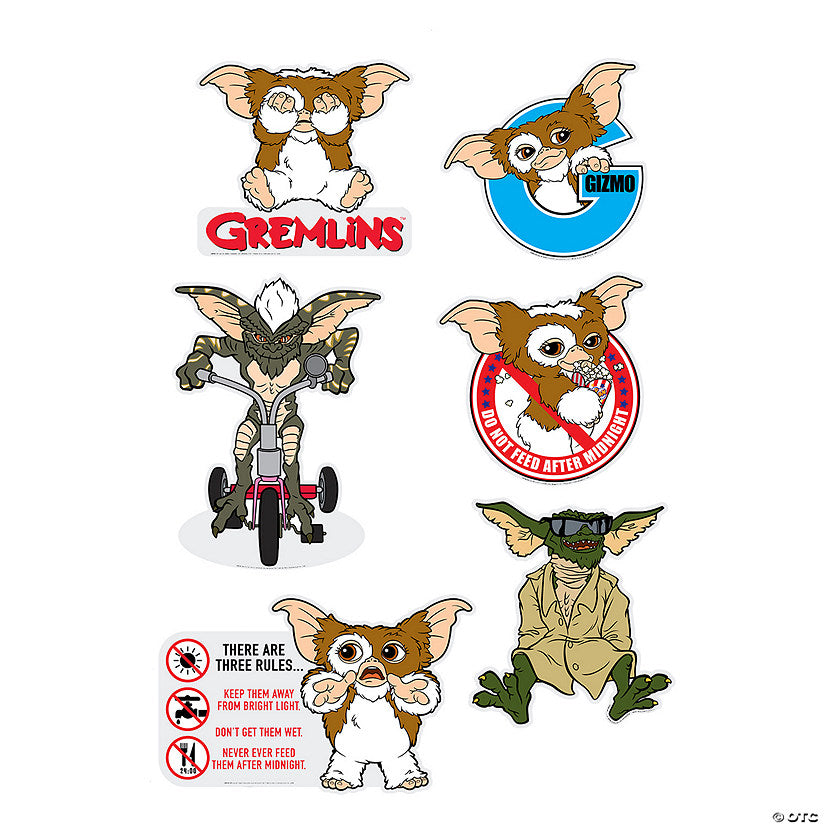 14 1/2" – 21 1/2" Gremlins™ Party Cardstock Wall Cutouts - 6 Pc. | USA Decoration®