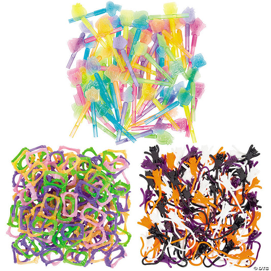 288 Piece(s): Bulk 288 Pc. Value Colorful Halloween Handout Kit | USA Decoration®