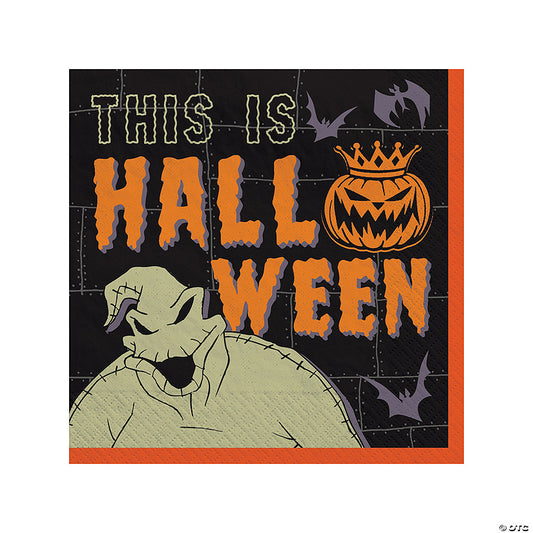 6 1/2" Disney’s The Nightmare Before Christmas Pumpkin King Luncheon Napkins - 36 Pc. | USA Decoration®