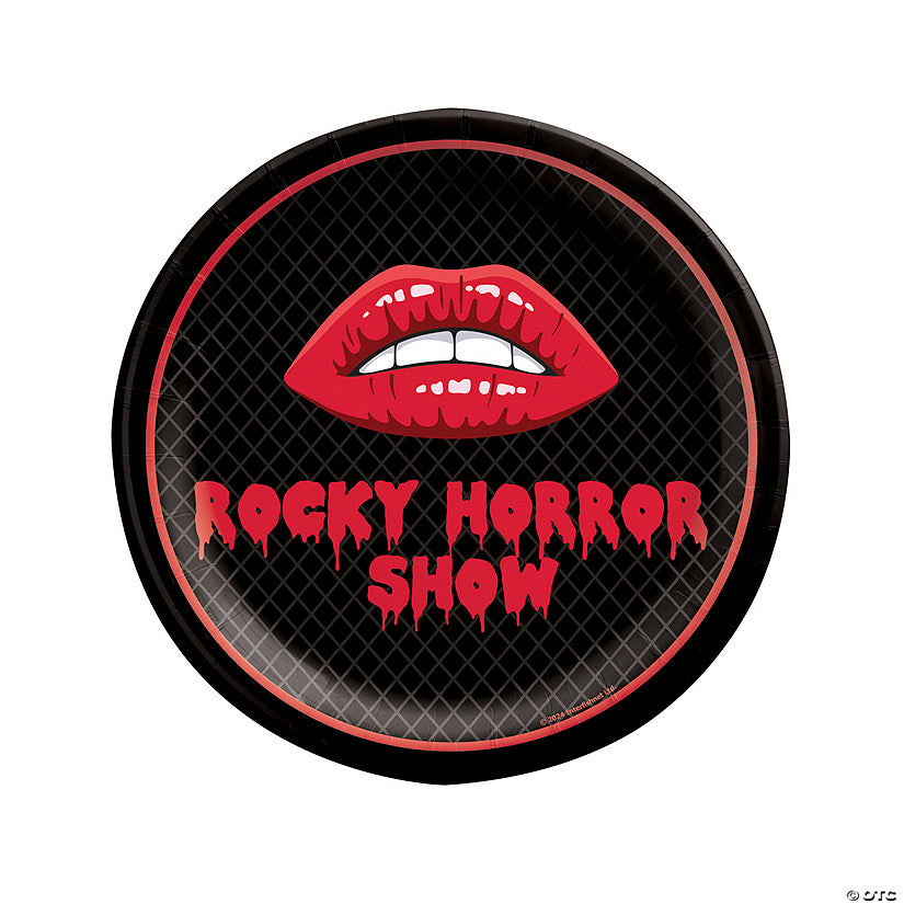 8 1/4" Rocky Horror Picture Show Disposable Paper Dinner Plates - 18 Ct. | USA Decoration®