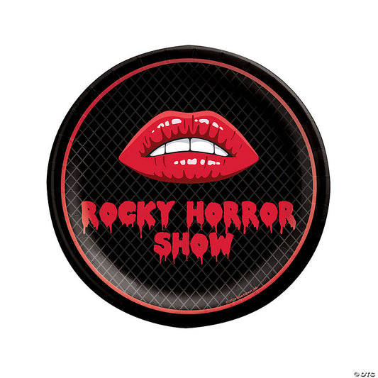 8 1/4" Rocky Horror Picture Show Disposable Paper Dinner Plates - 18 Ct. | USA Decoration®