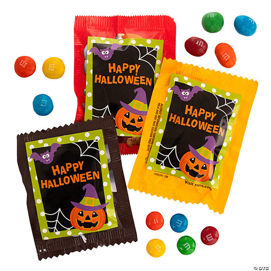 M&M’s Milk Chocolate Fun Size Variety Pack with Halloween Stickers - 35 Pc. | USA Decoration®