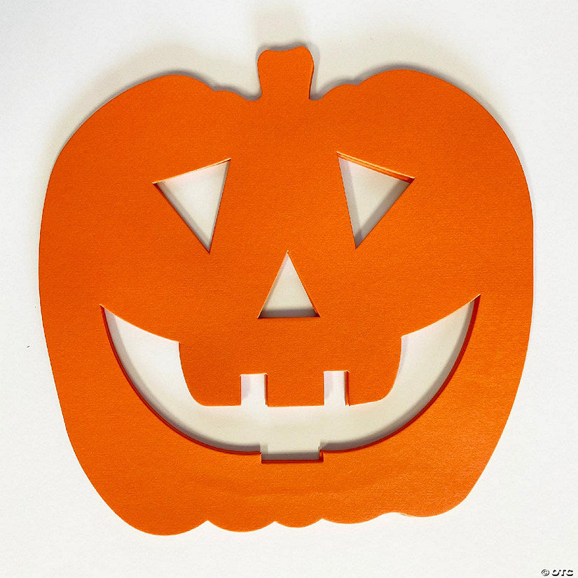 15 Piece(s): Creative Shapes Etc. - Jack O Lantern Single Color Super Cut-Outs - 8" x 10 | USA Decoration®