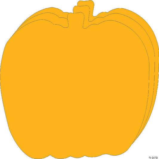 15 Piece(s): Creative Shapes Etc. - Single Color Bright Neon Super Cut-outs - Pumpkin | USA Decoration®
