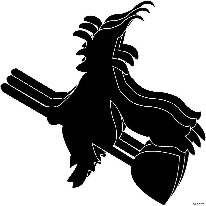 31 Piece(s): Creative Shapes Etc. - Large Single Color Construction Paper Craft Cut-out - Witch | USA Decoration®