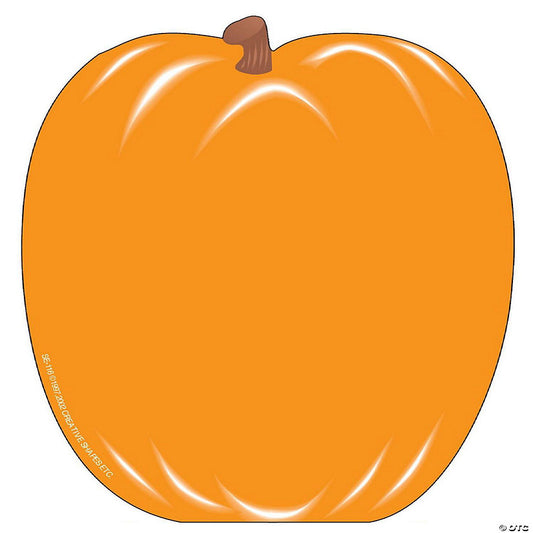 1 Piece(s): Creative Shapes Etc. - Large Notepad - Pumpkin | USA Decoration®