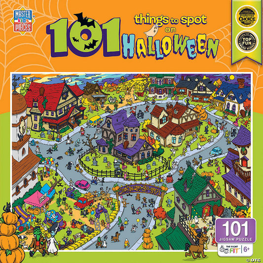 101 Piece(s): MasterPieces 101 Things to Spot on Halloween - 101 Piece Jigsaw Puzzle | USA Decoration®