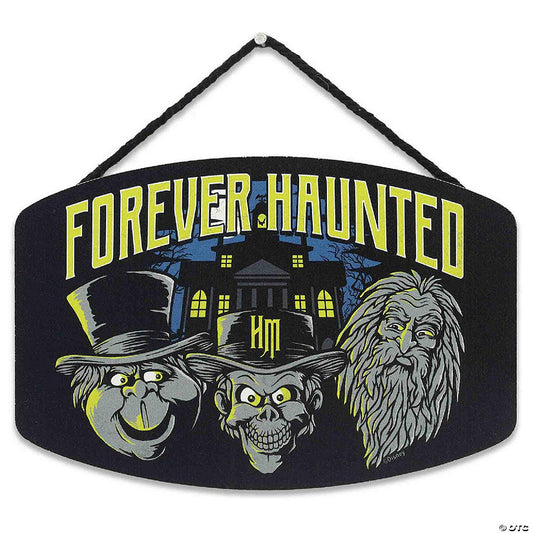 Disney 5x8 Disney Haunted Mansion Forever Haunted Hitchhiking Ghosts Hanging Wood Wall Decor