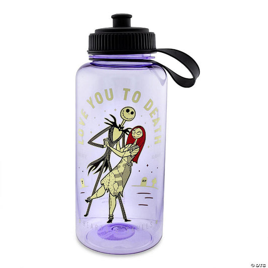 Disney The Nightmare Before Christmas "Love You To Death" 34-Ounce Water Bottle | USA Decoration®