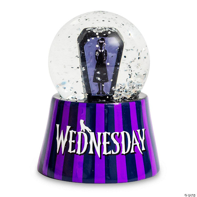 Wednesday Addams Mini Light-Up Snow Globe 3 Inches Tall | USA Decoration®