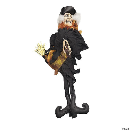 36 Inch Animated Witch Halloween Decoration | USA Decoration®