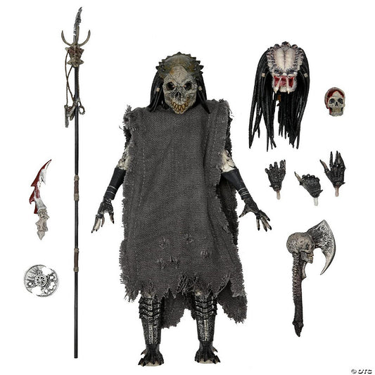 1 Piece(s): Predator 2 Ultimate Shaman Predator 7 Inch Scale Action Figure | USA Decoration®