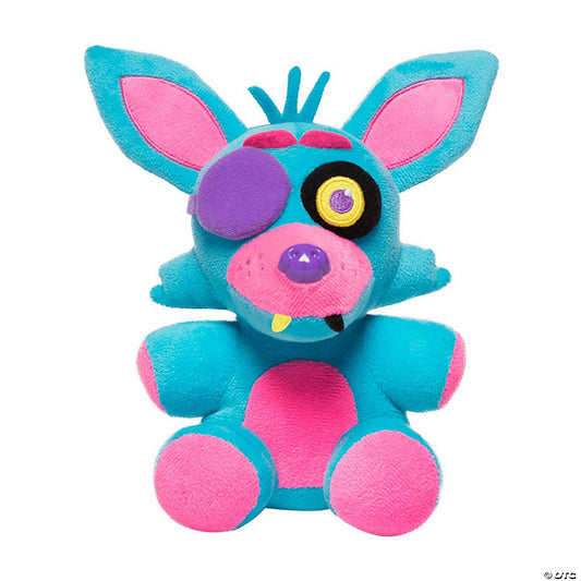 1 Piece(s): Five Nights at Freddy's 6 Inch Plush Foxy Blacklight (Blue) | USA Decoration®