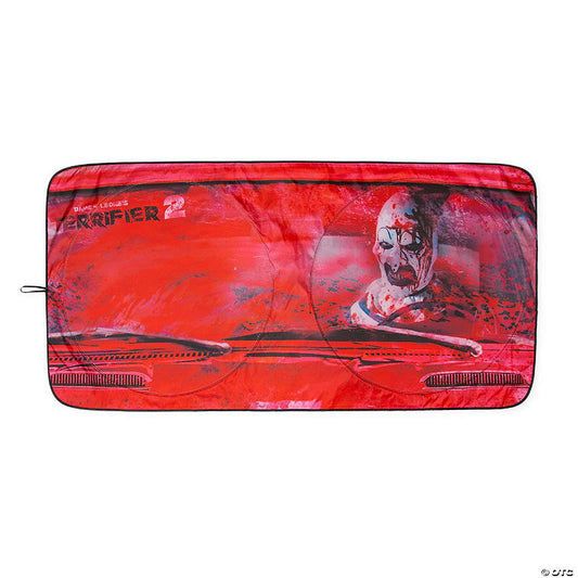 Terrifier 2 Art The Clown Sunshade For Car Windshield 64 x 32 Inches | USA Decoration®
