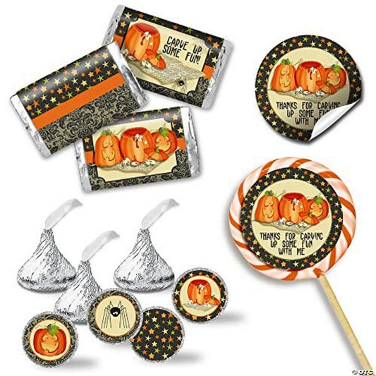 429 Piece(s): Pumpkin Carving Sticker Bundle 429pc. by AmandaCreation | USA Decoration®