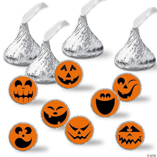 324 Piece(s): AmandaCreation Halloween Jack-O-Lantern Kiss Stickers 324pc. | USA Decoration®