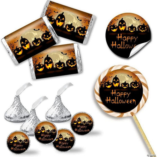429 Piece(s): Jack O' Lantern Sticker Bundle 429pc. by AmandaCreation | USA Decoration®