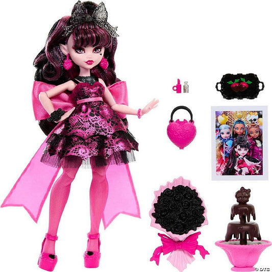 Monster High Draculaura Doll in Monster Ball Party Dress with Accessories | USA Decoration®