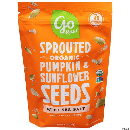 6 Piece(s): Go Raw Sprouted Sunflower Pumpkin S Organic 10 oz (Pack Of 6) | USA Decoration®