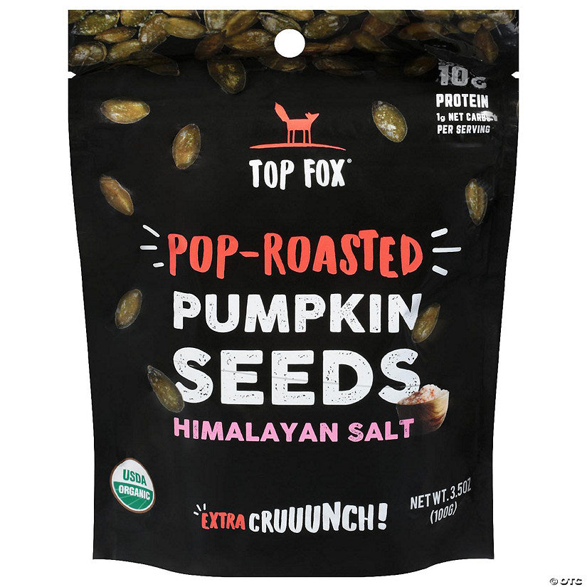 6 Piece(s): Top Fox Seeds Pumpkin Pop Roasted Himalayan 3.5 oz (Pack of 6) | USA Decoration®