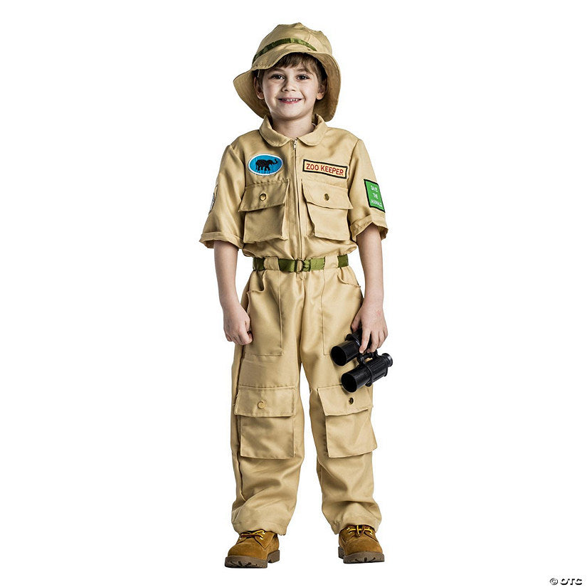 1 Piece(s): Zookeeper Costume - Kids Medium | USA Decoration®