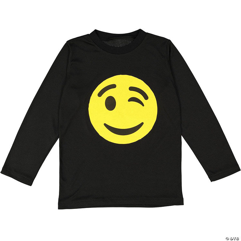 Winking Emoji T-Shirt - Kids S