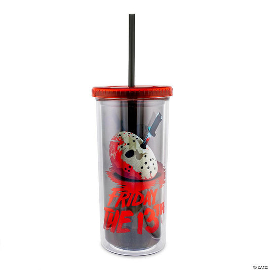 Friday the 13th: The Final Chapter Cold Cup With Lid and Straw Holds 20 Ounces | USA Decoration®