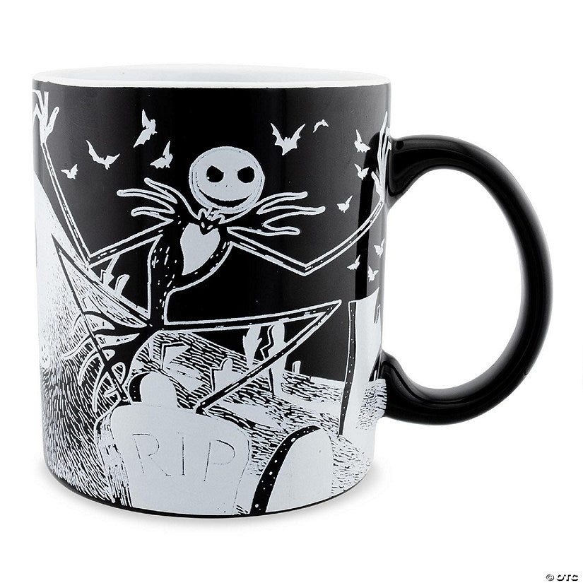Disney The Nightmare Before Christmas Glow-In-The-Dark Ceramic Mug | USA Decoration®