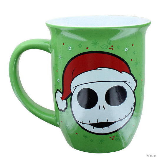 Nightmare Before Christmas Santa Jack16 Ounce Wide Rim Ceramic Mug | USA Decoration®