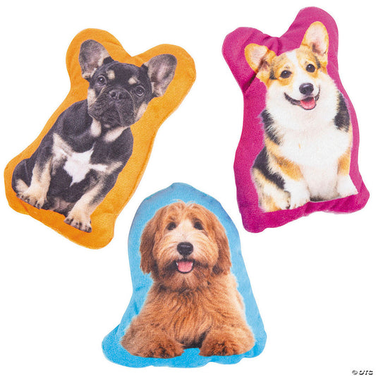 48 Piece(s): 3 1/2" – 4 1/2" Bulk 48 Pc. Realistic Flat Stuffed Dogs | USA Decoration®