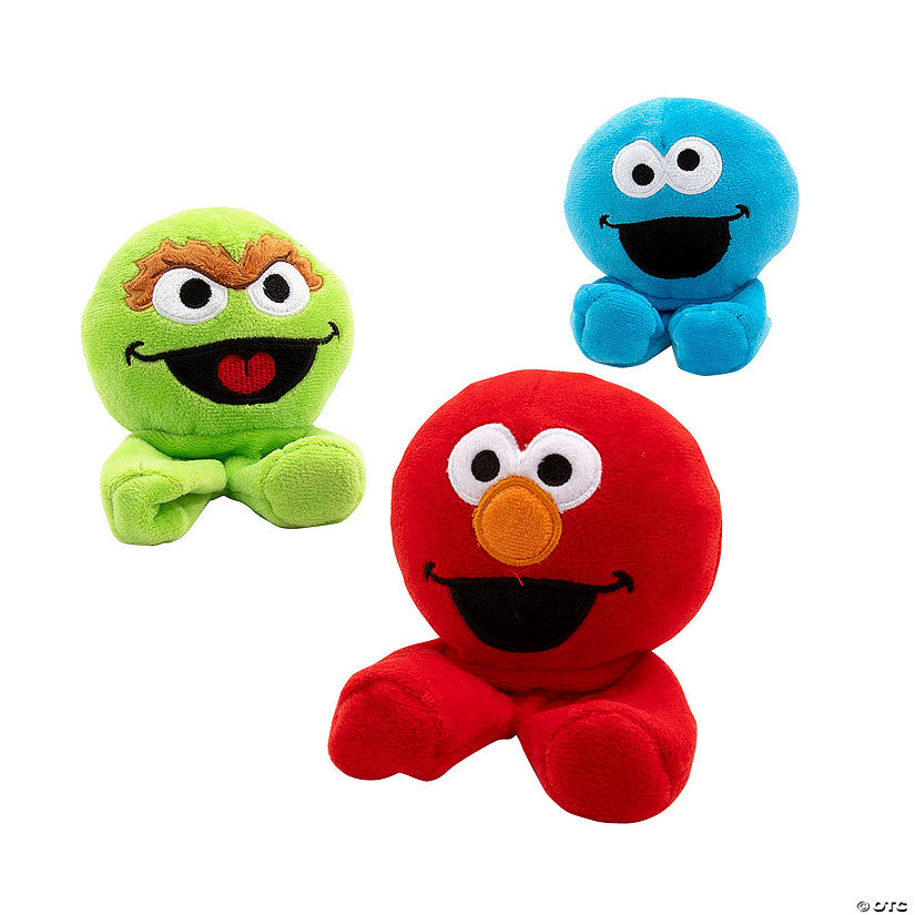 Per Dozen: 4" x 6" Sesame Street Stuffed Toy Walking Finger Puppets - 12 Pc. | USA Decoration®
