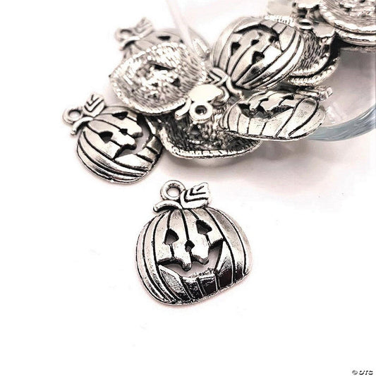 20 Piece(s): 20 Pcs Halloween Jack O Lantern Charms | USA Decoration®