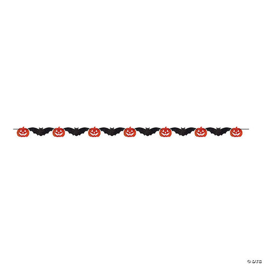 1 Set(s): Beistle - Pumpkin & Bat Streamer - 12 Pack | USA Decoration®