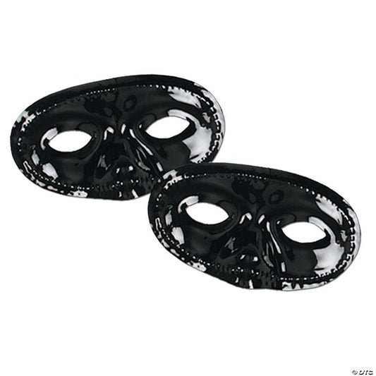 Beistle - Black Half Mask - 24 Pack