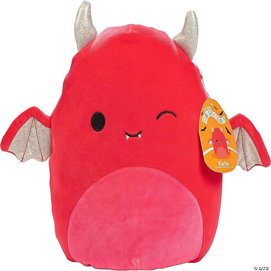 1 Piece(s): Squishmallows 10" Devil Halloween Plush - Collectible Soft & Squishy Stuffed Animal Toy - Add to Your Squad - Gift for Kids, Girls & Boys | USA Decoration®