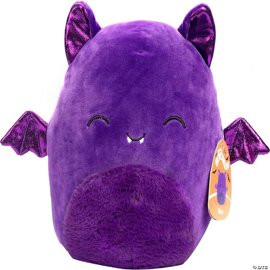 1 Piece(s): Squishmallows 10" Blas The Purple Bat Officially Licensed Kellytoy Plush - Collectible Soft & Squishy Stuffed Animal Toy - Add to Your Squad - Gift for Kids | USA Decoration®