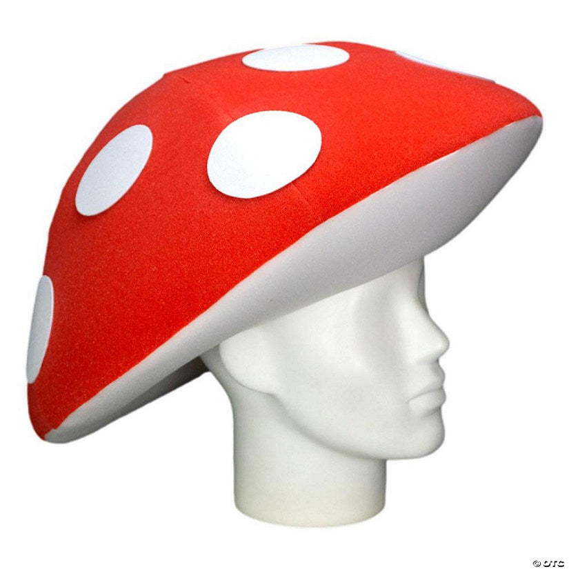 Foam Party Hats Mushroom Head Hat - Photo Booth Prop - Party Favors -Halloween - Crazy Hat Day | USA Decoration®