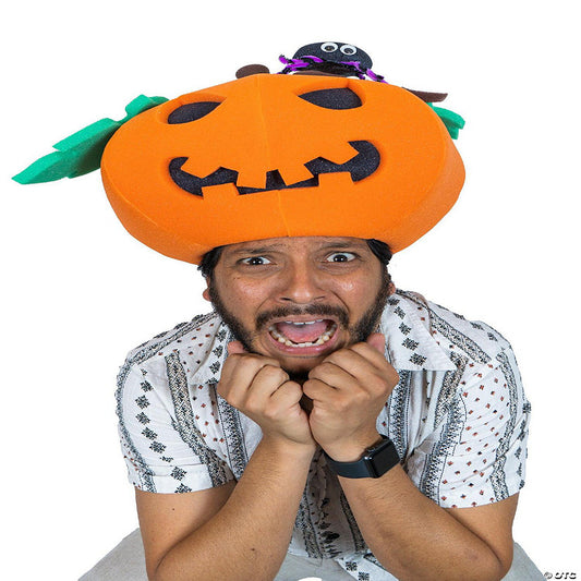 1 Piece(s): Foam Party Hats Jack o Lantern Hat - Photo Booth Prop - Party Favors -Halloween - Crazy Hat Day | USA Decoration®