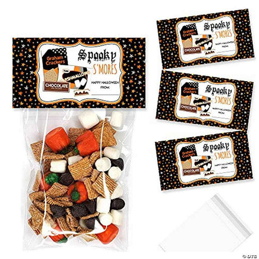 AmandaCreation Spooky S'more Bag Toppers 40pc. halloween