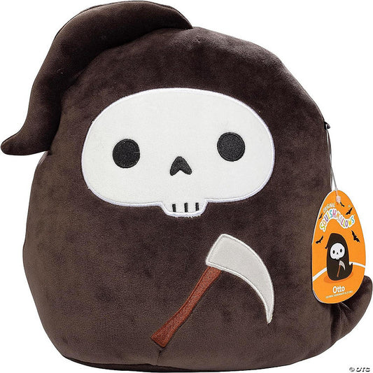 1 Piece(s): Squishmallows 10" Otto The Grim Reaper - Halloween Plush - Collectible Soft & Squishy Stuffed Animal Toy - Add to Your Squad - Gift for Kids, Girls & Boys | USA Decoration®