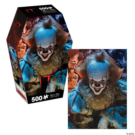 IT Pennywise Coffin Box 500 Piece Jigsaw Puzzle | USA Decoration®