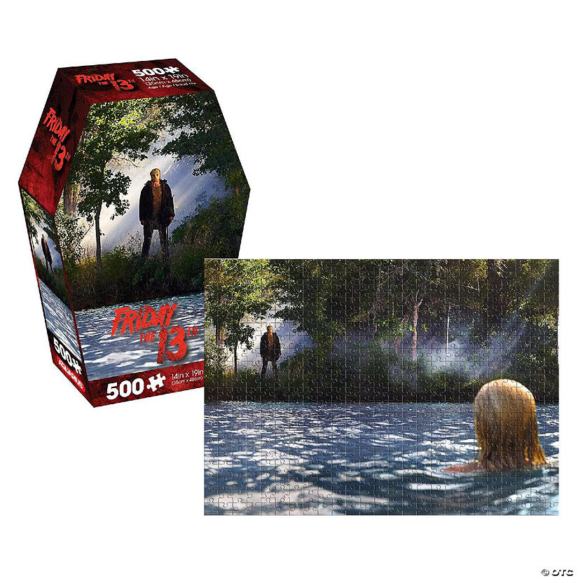 Friday The 13th Coffin Box 500 Piece Jigsaw Puzzle | USA Decoration®