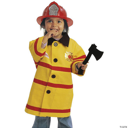 1 Count: Excellerations Fire Fighter Classic Career Costume - Ages 3+ / Grades PreK+ | USA Decoration®