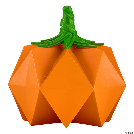 1 Piece(s): National Tree Company 6" Orange Halloween Origami Pumpkin Tabletop Decoration | USA Decoration®
