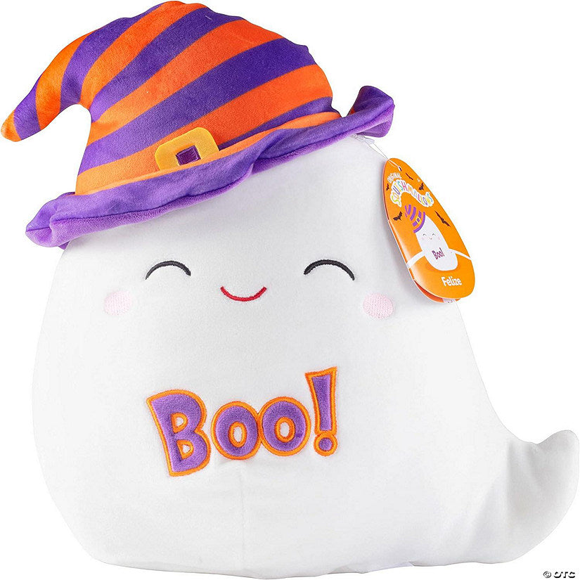 1 Piece(s): Squishmallows 10" Felize The Ghost - Officially Licensed Kellytoy 2023 Halloween Plush - Collectible Soft & Squishy Stuffed Animal Toy - Add to Your Squad - Gif | USA Decoration®