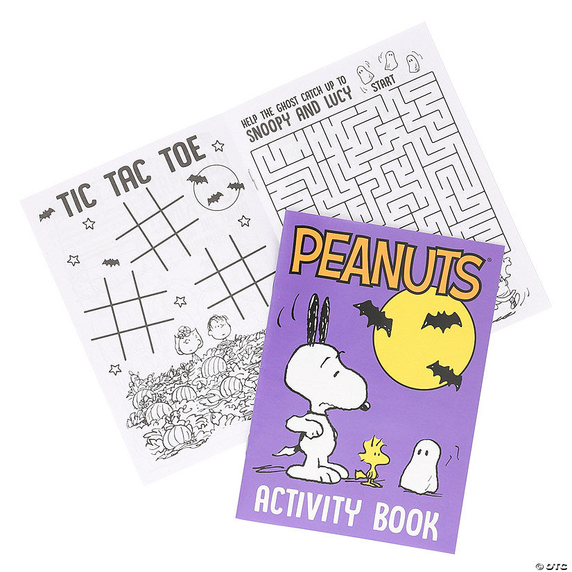 5" x 7" Peanuts® Snoopy Halloween Paper Activity Books - 24 Pc. | USA Decoration®