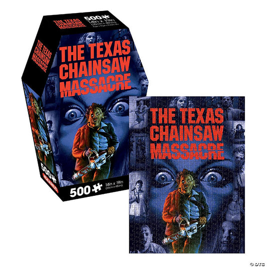 The Texas Chainsaw Massacre Coffin Box 500 Piece Jigsaw Puzzle | USA Decoration®