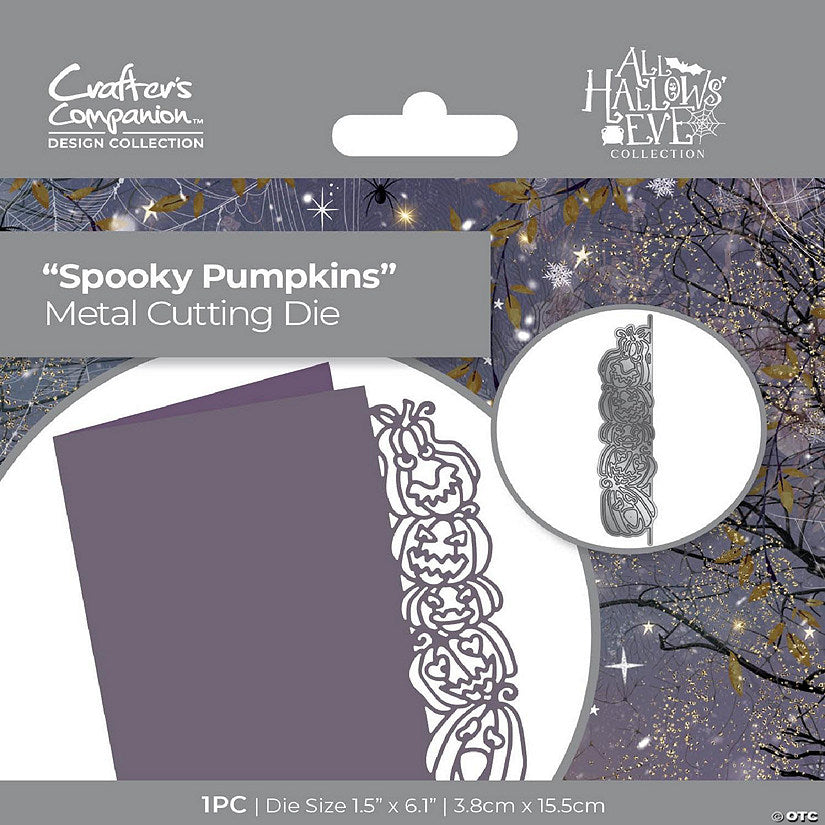 1 Piece(s): All Hallows Eve Edgeable Die-Spooky Pumpkins | USA Decoration®